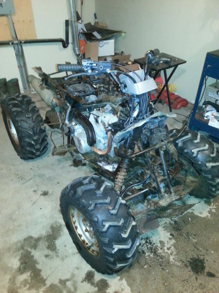 19881992 fourtrax 300 4x4 winch mount pics Honda ATV Forum